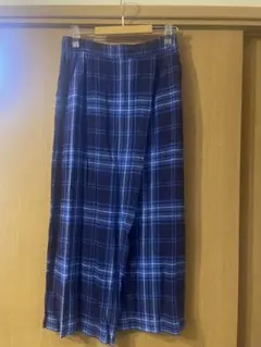 URBAN RESEARCH DOORS チェック柄ロングスカート