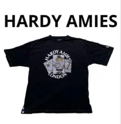 即完売！HARDY AMIES 黒 Tシャツ グラフィックプリント　LLサイズのサムネイル