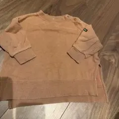 美品⭐️プティマイン トレーナー ブラウン 80cm