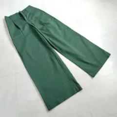 【美品】ユニクロ UNIQLO ハイウエストチノワイドパンツ W55