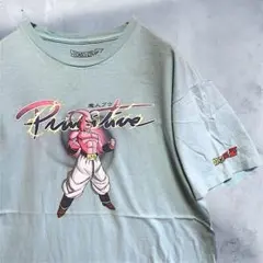 BESY アニメ Tシャツ 古着 青 ドラゴンボール Z 魔人ブウ 悪役 キャラ