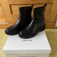 LEPSIM ブラックショートブーツのサムネイル