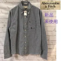 【新品未使用】Abercrombie & Fitch ギンガムチェックシャツ M