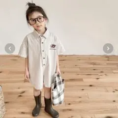 韓国子供服 オールインワン　110cm