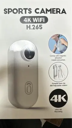 4Kスポーツカメラ　アクションカメラ