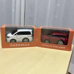 トヨタ NOAH COROLLA FIELDER プルバックカー 2台セット