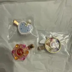おジャ魔女どれみ　ヘアクリップ 3点セット　ガチャガチャ