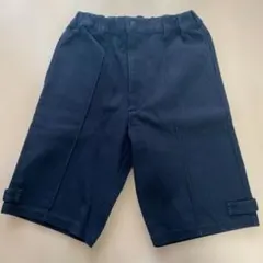 コムサイズム110黒のハーフパンツ　綿