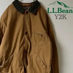 Y2K L.L.Bean/ハンティングジャケット カバーオール/L/ブラウン