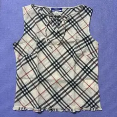 BURBERRY BLUE LABEL ノースリーブ チェック柄
