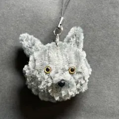 MF11 モールドール モールアート ストラップ キーホルダー 猫 ゴールドアイ