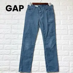 ギャップ パンツ ズボン コーディロイ 青 シンプル カジュアル 1969