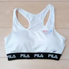FILA ホワイト ダンス　ブラトップ M