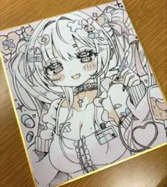 ゆ*う様 一点物 手描きイラスト オリジナルイラスト コピック