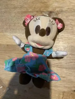 レトロ　y2k ディズニーミニー　ハワイアン　マスコットキーホルダー