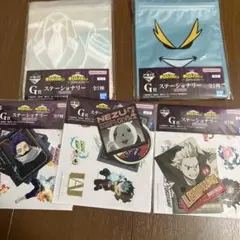 一番くじ　ヒロアカ　G賞 ステーショナリー　6点セット　セミコンプリート