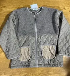 ペアマノン　異素材キルティングジャケット　150