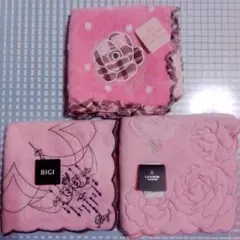 LIZ LISA BIGI LANVIN タオルハンカチ 3枚セット