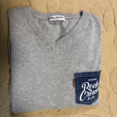 RODEO CROWNS グレー 長袖ニット FREEサイズ
