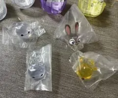 ディズニー　ファッションリング ロイヤルクリア プー　ベイマックス　ジュディ