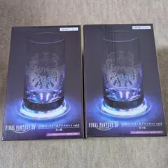 新品 2種セット ファイナルファンタジーXIV LEDコースター＆グラス
