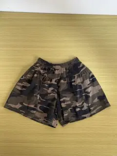 子供服　女児用　迷彩柄　短パン
