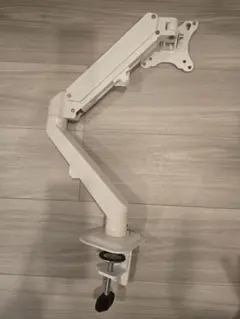 【GREEN HOUSE モニターアーム 白】