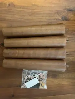 ソファ 脚 ４本セット　木製 25cm 家具 脚 M10 規格 家具パーツ脚