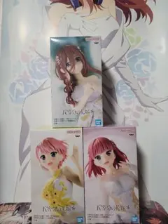 五等分の花嫁 アニメ原画展ver フィギュア セット