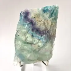 エンジェルフェザーフローライト スライス スラブ プレート　天然石鉱物インテリア