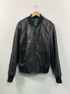 [00s D&G] BOMBER LEATHER JKT レザージャケット 48のサムネイル