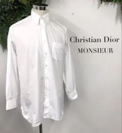 ♧Christian Dior MONSIEUR　シャツ　ホワイト　ダイヤ柄