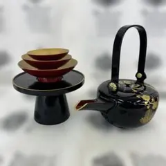 新品 会津塗 屠蘇器 お屠蘇セット 伝統工芸品 - メルカリ