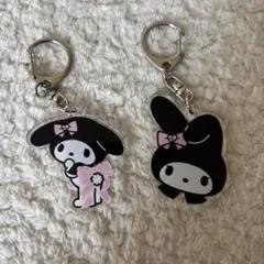 BLACKPINKマイメロディ アクリルキーホルダー 2個セット