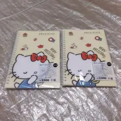 韓国 キティちゃん A5ノート 二冊 サンリオ 新品未使用 即日発送 匿名配送