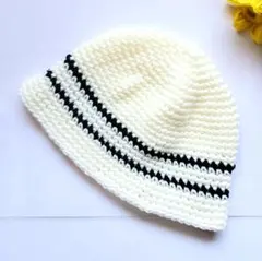 クラッシャーハット7 クロシェハット　バケットハット