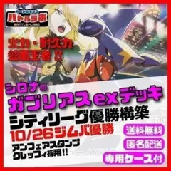 ガブリアスexデッキ シティリーグ優勝構築済デッキ　セットで割引