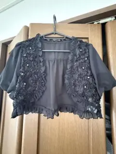 axes femme ボレロ 半袖 ブラックのサムネイル