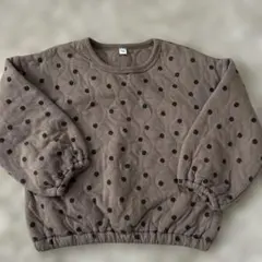 ドット柄トレーナー 110サイズ