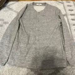 AIGLE メンズ　グレー　カーディガン