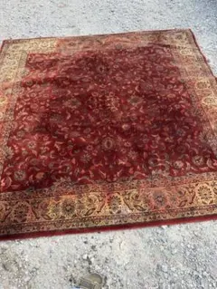 新品 ペルシャ絨毯風 ラグ カーペット ベルギー産 ヴィンテージ KIRMAN