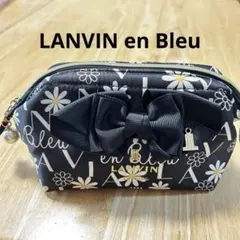 LANVIN en Bleu ランバンオンブルー　ポーチ　パール　フラワーのサムネイル