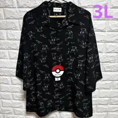 【新品】ポケモン ミミッキュ 半袖シャツ アロハシャツ ②