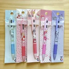 3色ボールペン サンリオ 5本セット