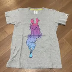 CUNE カラフルウサギTシャツ グレー