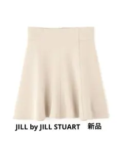 JILL by JILL STUART 構築ダイバーフレアミニスカート　ベージュ
