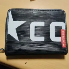 CONVERSE 二つ折り財布 ブラックのサムネイル
