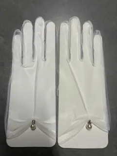 ウエディンググローブ パール ショート 結婚式