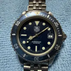 ジャンク TAG Heuer 1000 Professional 腕時計 ブルー - メルカリ