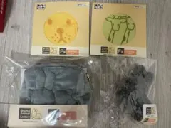 匿名配送　タイトーくじ　ブルーナアニマル　ポーチ　マスコットバッジ　ハンドタオル